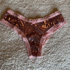 Victoria's Secret Pink Sequin Bikini Briefs